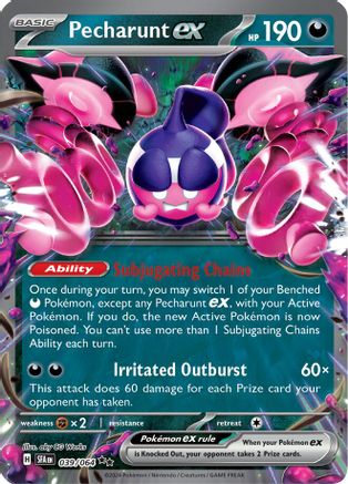 Pecharunt ex - 039/064 39 - [SV Shrouded Fable] Holofoil