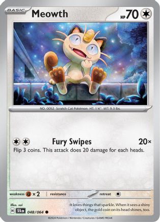 Meowth 48 - [SV Shrouded Fable] Reverse Holofoil