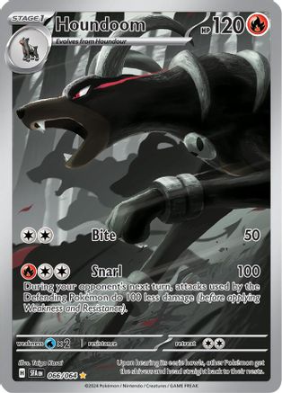 Houndoom - 066/064 66 - [SV Shrouded Fable] Holofoil