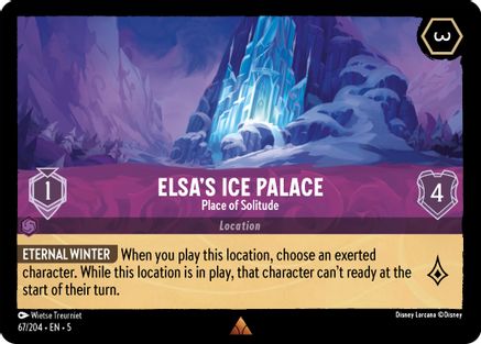 Elsa's Ice Palace - Place of Solitude (67/204) Cold Foil - Shimmering Skies