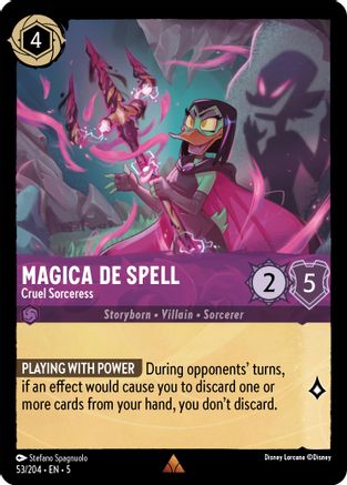Magica De Spell - Cruel Sorceress (53/204) Cold Foil - Shimmering Skies