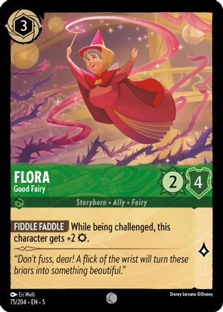 Flora - Good Fairy (75/204) Cold Foil - Shimmering Skies
