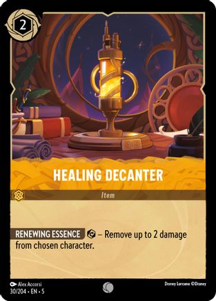 Healing Decanter (30/204) Cold Foil - Shimmering Skies