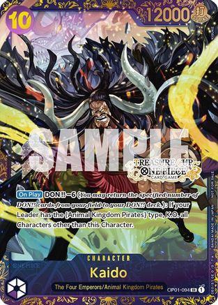 Kaido (Coupe au trésor) (OP01-094) - Cartes promotionnelles One Piece