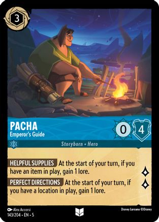 Pacha - Emperor's Guide (143/204) Cold Foil - Shimmering Skies
