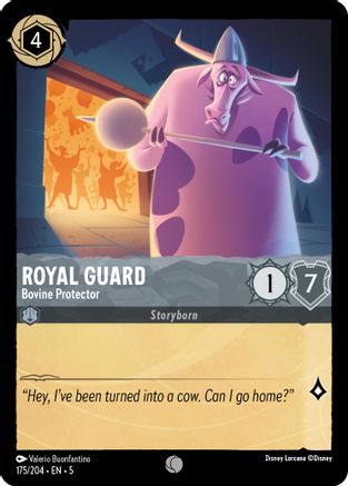 Royal Guard - Bovine Protector (175/204) Cold Foil - Shimmering Skies
