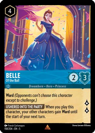 Belle - Of the Ball (158/204) Cold Foil - Shimmering Skies