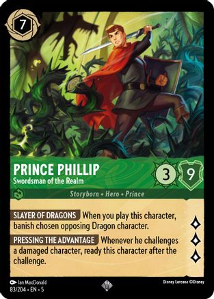 Prince Phillip - Swordsman of the Realm (83/204)  - Shimmering Skies