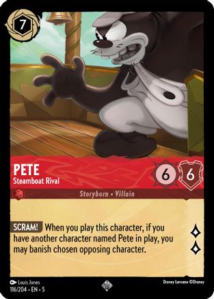 Pete - Steamboat Rival (116/204) Cold Foil - Shimmering Skies
