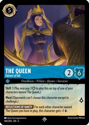 The Queen - Fairest of All (144/204) Cold Foil - Shimmering Skies