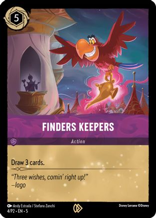 Finders Keepers (4) Cold Foil - Disney Lorcana Promo Cards