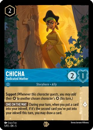 Chicha - Dedicated Mother (5) Cold Foil - Disney Lorcana Promo Cards