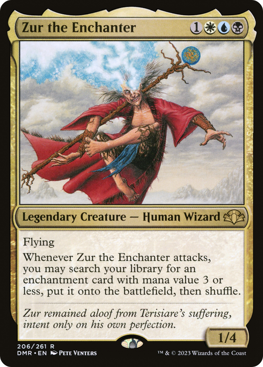Zur the Enchanter (DMR-206) - [Dominaria Remastered] Foil