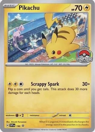 Pikachu - 190 190 - [SV Scarlet & Violet Promo Cards]