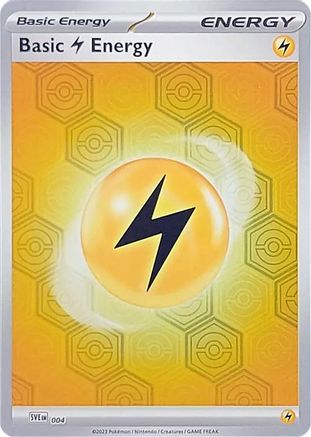 Basic Lightning Energy 4 - [SV Shrouded Fable] Reverse Holofoil