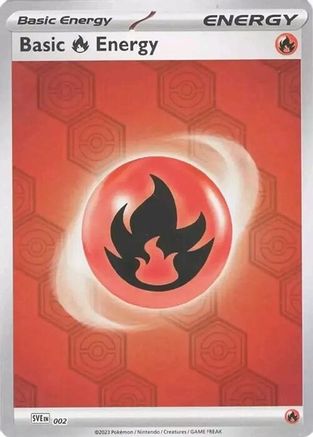 Basic Fire Energy 2 - [SV Shrouded Fable] Reverse Holofoil