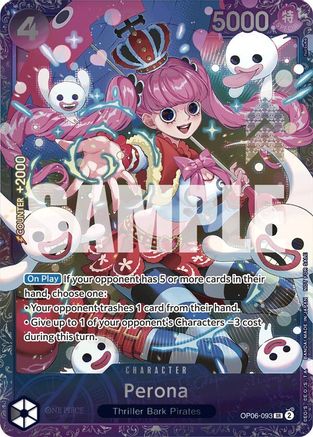 Perona (Treasure Cup 2024) (OP06-093) - One Piece Promotion Cards