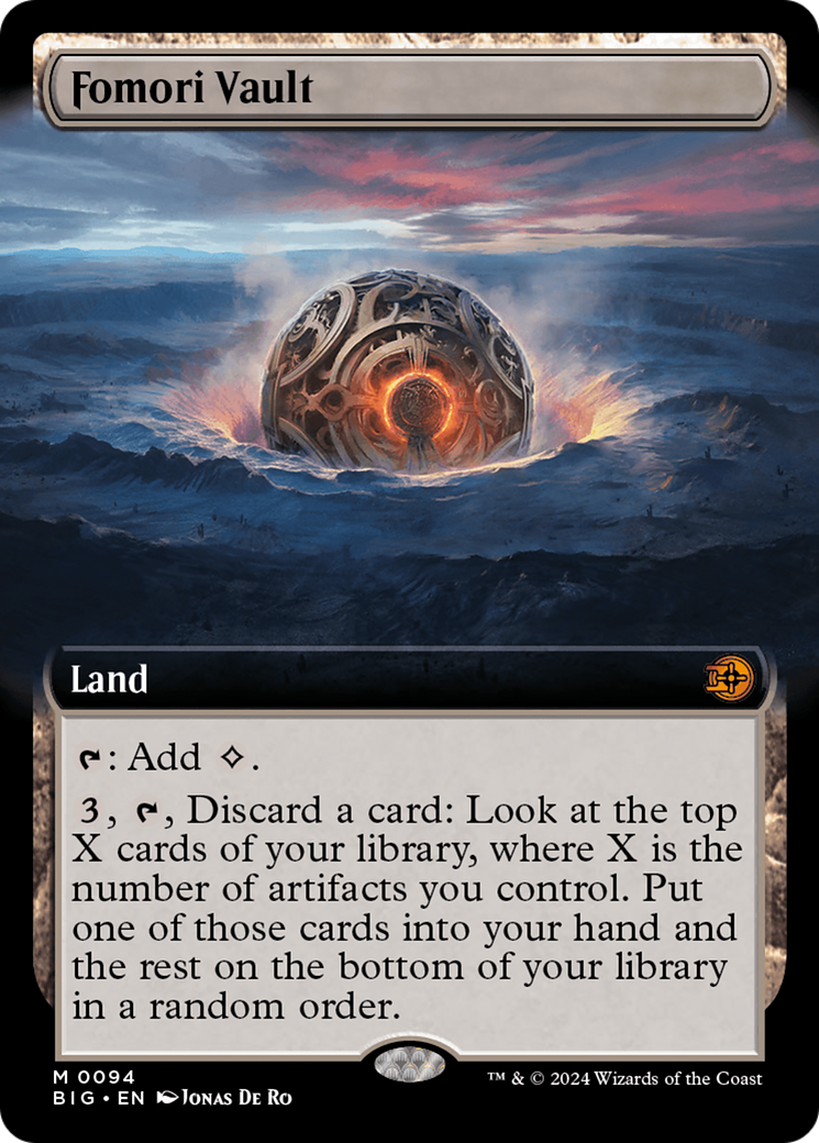 Fomori Vault (BIG-094) - [The Big Score]: (Extended Art) Foil