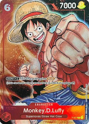 Monkey.D.Luffy (Premium Card Collection -BANDAI CARD GAMES Fest. 23-24 Edition-) (P-001) - One Piece Promotion Cards