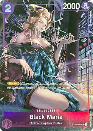 Black Maria (Collection de cartes Premium - Édition BANDAI CARD GAMES Fest. 23-24 -) (ST04-011) - Cartes promotionnelles One Piece 