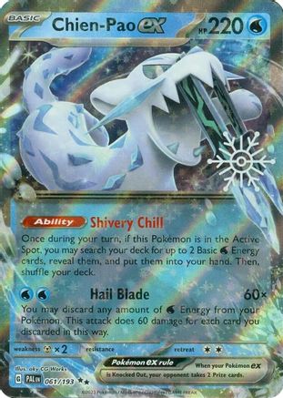 Chien-Pao ex - 061/193 (Holiday Calendar) 61 - [Miscellaneous Cards & Products] Holofoil