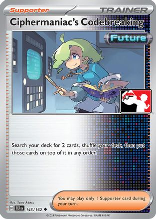 Ciphermaniac's Codebreaking 145 - [Prize Pack Series Cards] Holofoil