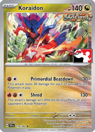 Koraidon 119 - [Prize Pack Series Cards]