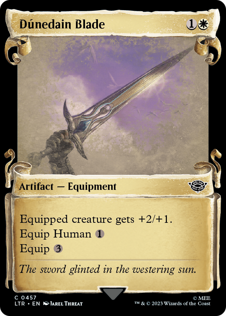 Dunedain Blade [Le Seigneur des Anneaux : Parchemins de vitrine des Contes de la Terre du Milieu] 