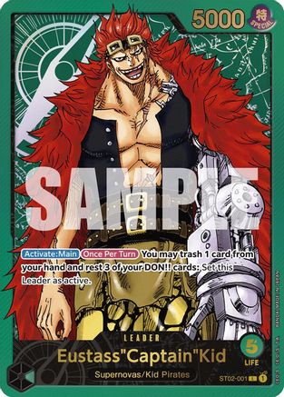 Eustass"Captain"Kid (Premium Card Collection -Leader Collection-) (ST02-001) - One Piece Promotion Cards