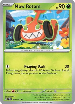 Mow Rotom 8/142 - [SV07 Stellar Crown] Reverse Holofoil