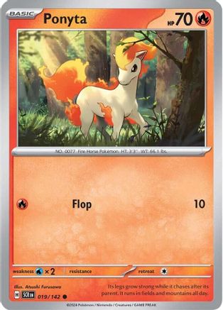 Ponyta 19/142 - [SV07 Stellar Crown] Reverse Holofoil