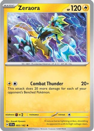 Zeraora 55/142 - [SV07 Stellar Crown] Reverse Holofoil