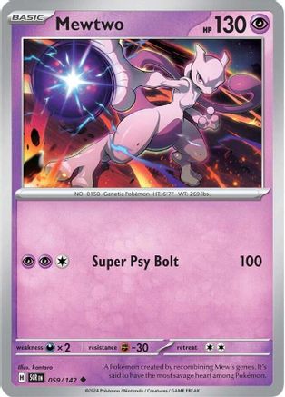 Mewtwo 59/142 - [SV07 Stellar Crown]