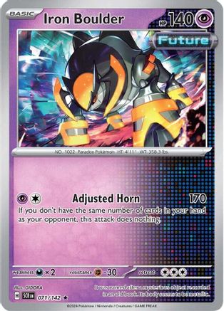 Iron Boulder 71/142 - [SV07 Stellar Crown] Reverse Holofoil