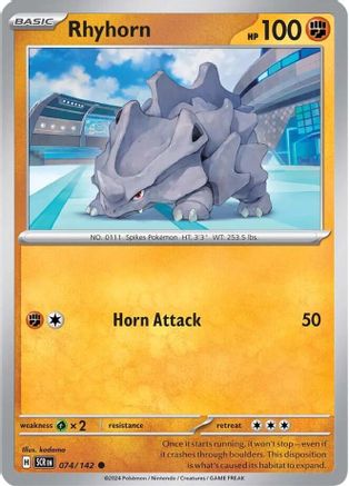 Rhyhorn 74/142 - [SV07 Stellar Crown]