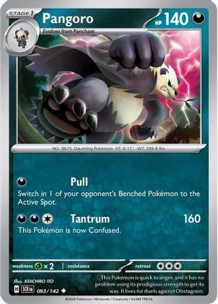 Pangoro 93/142 - [SV07 Stellar Crown]