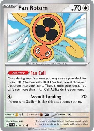 Fan Rotom 118/142 - [SV07 Stellar Crown]