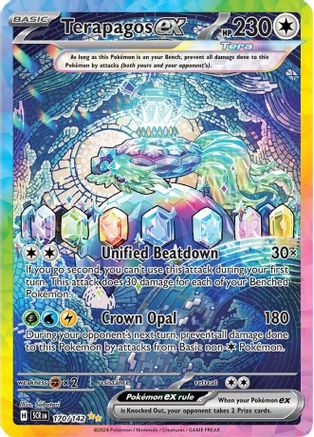 Terapagos ex 170/142 - [SV07 Stellar Crown] Holofoil