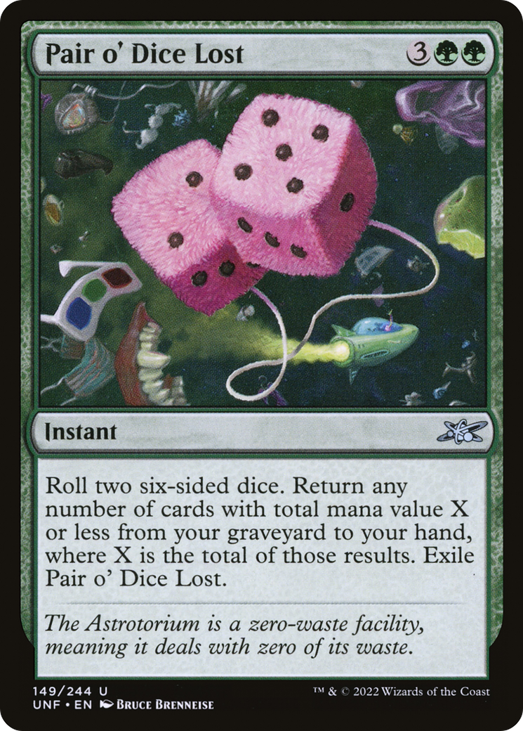 Pair o' Dice Lost (UNF-149) - [Unfinity]