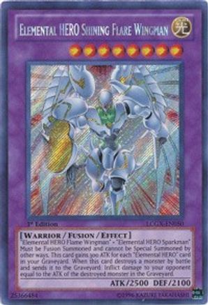 Elemental HERO Shining Flare Wingman (LCGX-EN050) - Legendary Collection 2 1st Edition