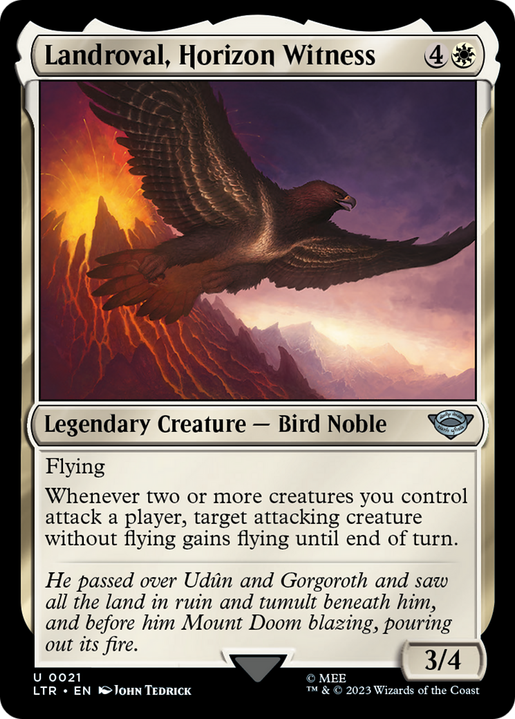Landroval, Horizon Witness (LTR-021) - [The Lord of the Rings: Tales of Middle-earth] Foil