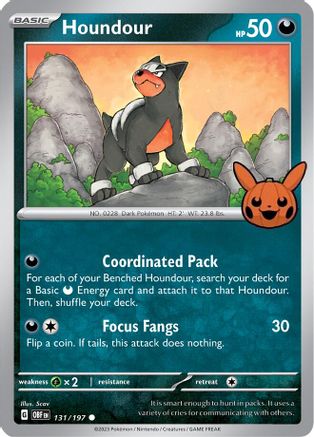 Houndour - 131/197 131 - [Trick or Trade BOOster Bundle 2024]