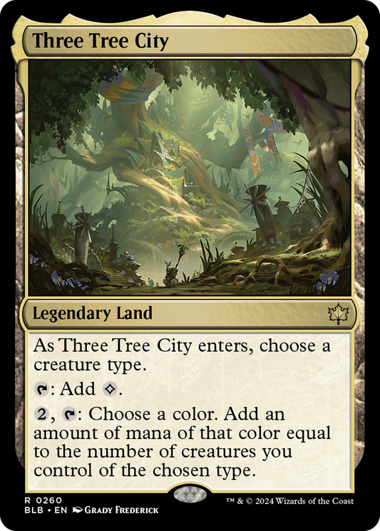 Three Tree City (BLB-260) - [Bloomburrow] Foil