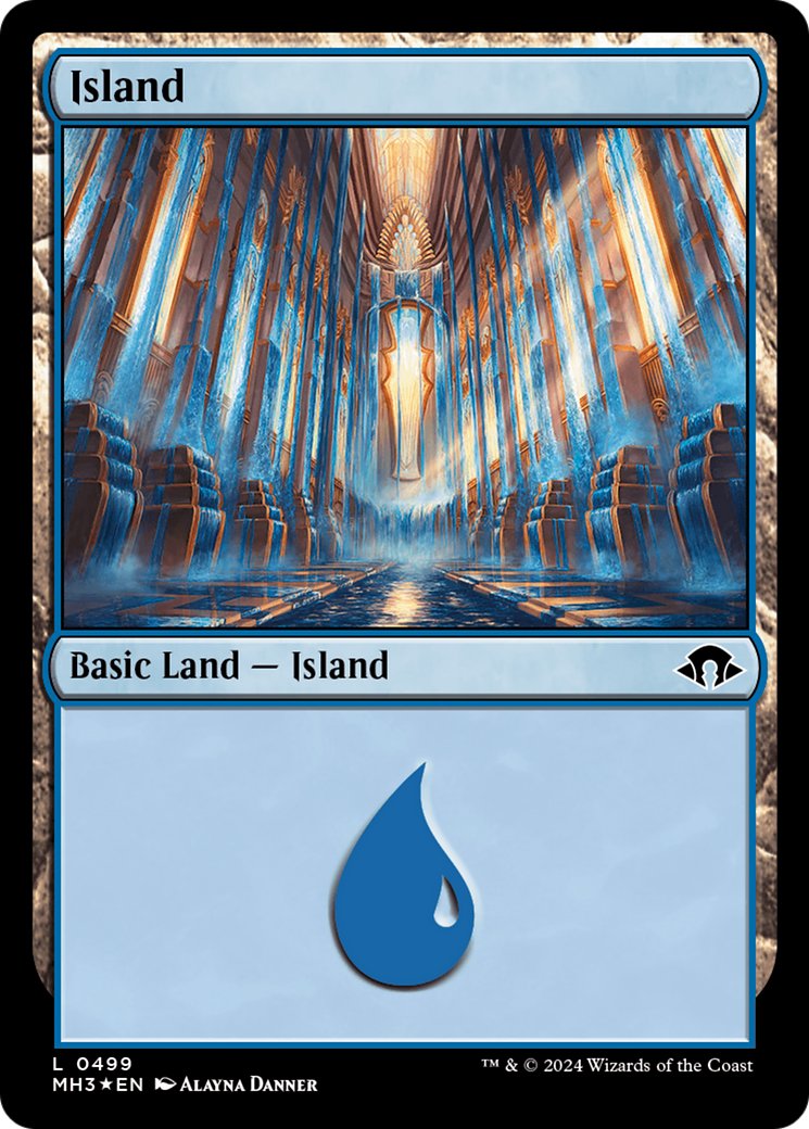 Island (MH3-499) - [Modern Horizons 3] Foil