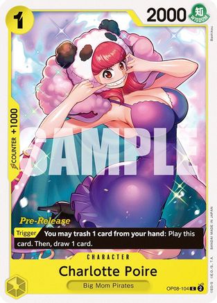 Charlotte Poire (OP08-104) - Two Legends Pre-Release Cards