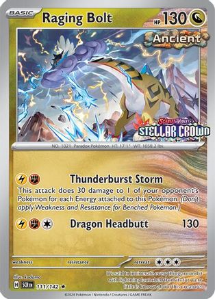 Raging Bolt (Cosmo Holo) (Best Buy Exclusive) 111 - [Miscellaneous Cards & Products] Holofoil