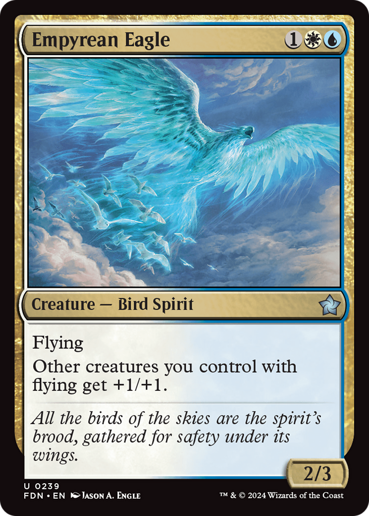 Empyrean Eagle (FDN-239) - [Foundations] Foil