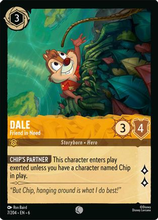 Dale - Friend in Need (7/204) Cold Foil - Azurite Sea