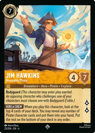 Jim Hawkins - Honorable Pirate (25/204)  - Azurite Sea