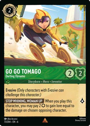 Go Go Tomago - Darting Dynamo (73/204) Cold Foil - Azurite Sea